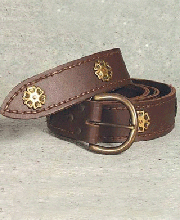 Brown Knightly Belt. Cinturón Caballero Medieval. Windlass. Marto